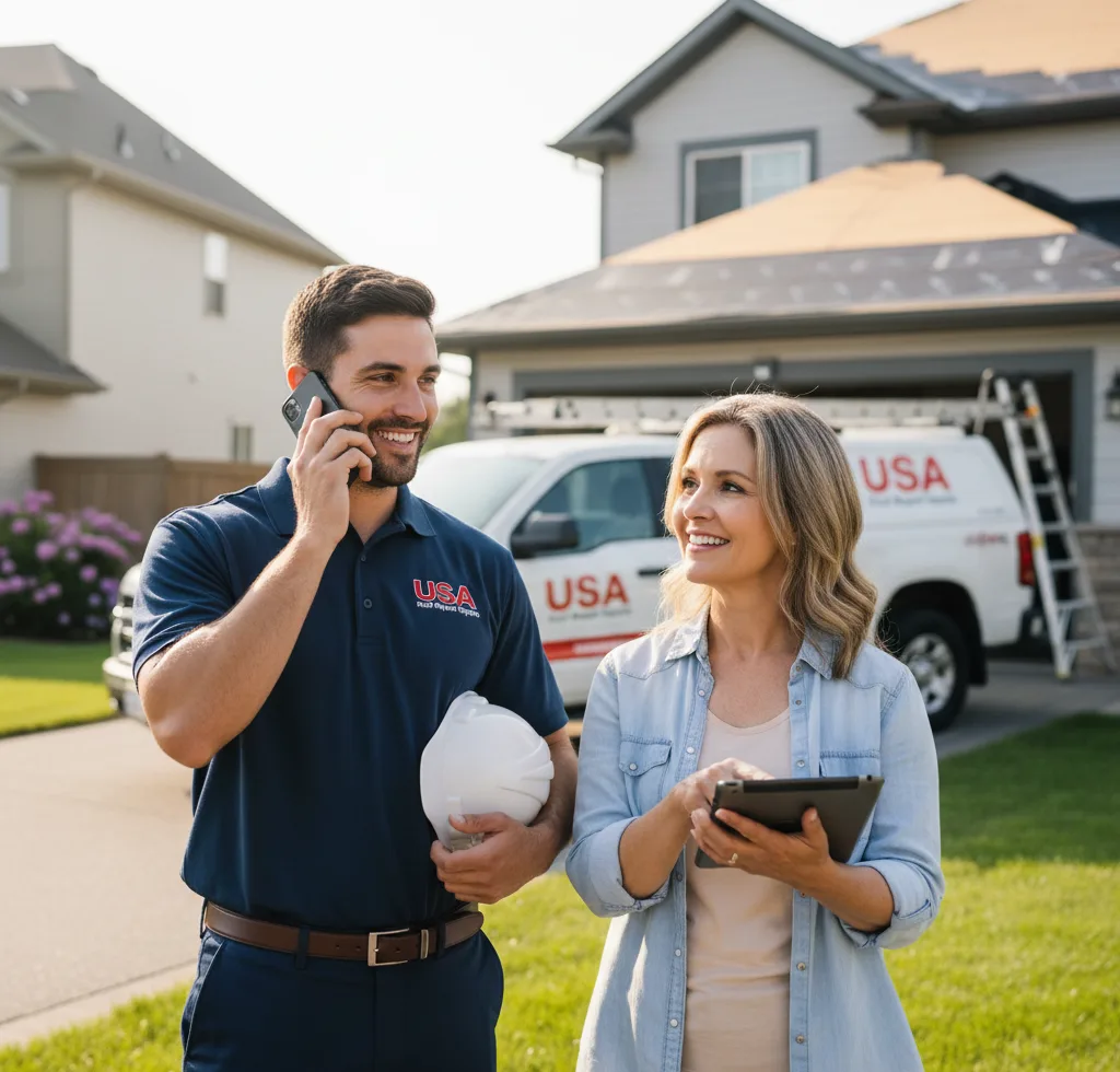 USA Roof Repair Experts customer support in Furlong